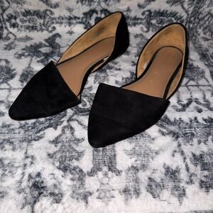Classic Women's Black Pointed-Toe Flats - Target